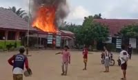 kebakaran Gedung SD N 10 Desa Bedengung