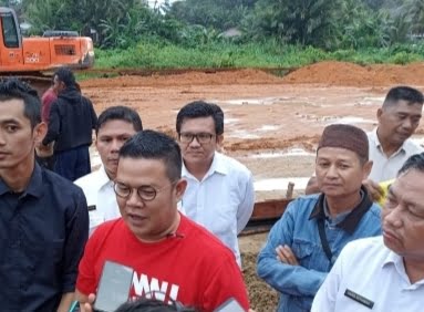 Acara Peletakan Batu Pertama Hotel Swarna Manunggal Toboali