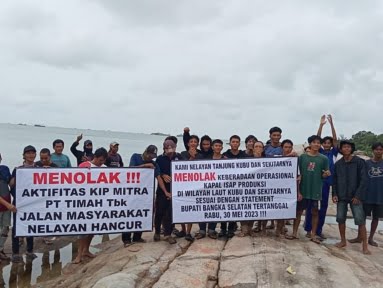 Nelayan Laut Kubu Bangka Selatan