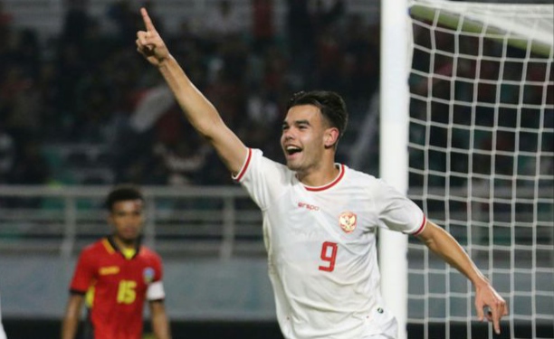 Selebrasi Jens Reven Timnas U 19 Indonesia