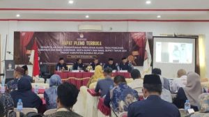 Rapat Pleno Terbuka Pilkada serentak 2024 KPU Bangka Selatan